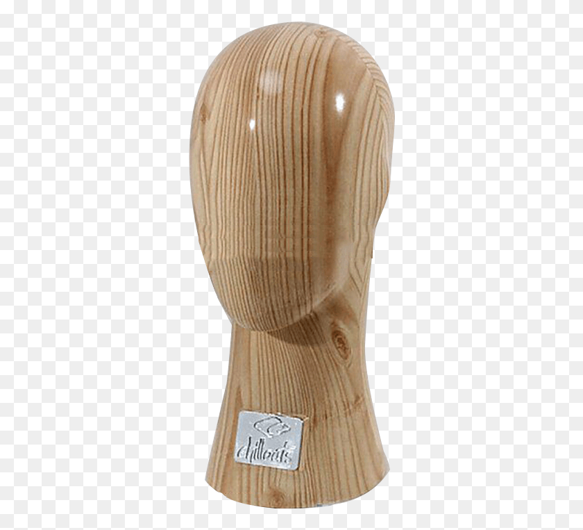 298x703 Wig Display Natural Wood Color Hot Sale Head Model Wig Head Wood, Clothing, Apparel, Footwear HD PNG Download