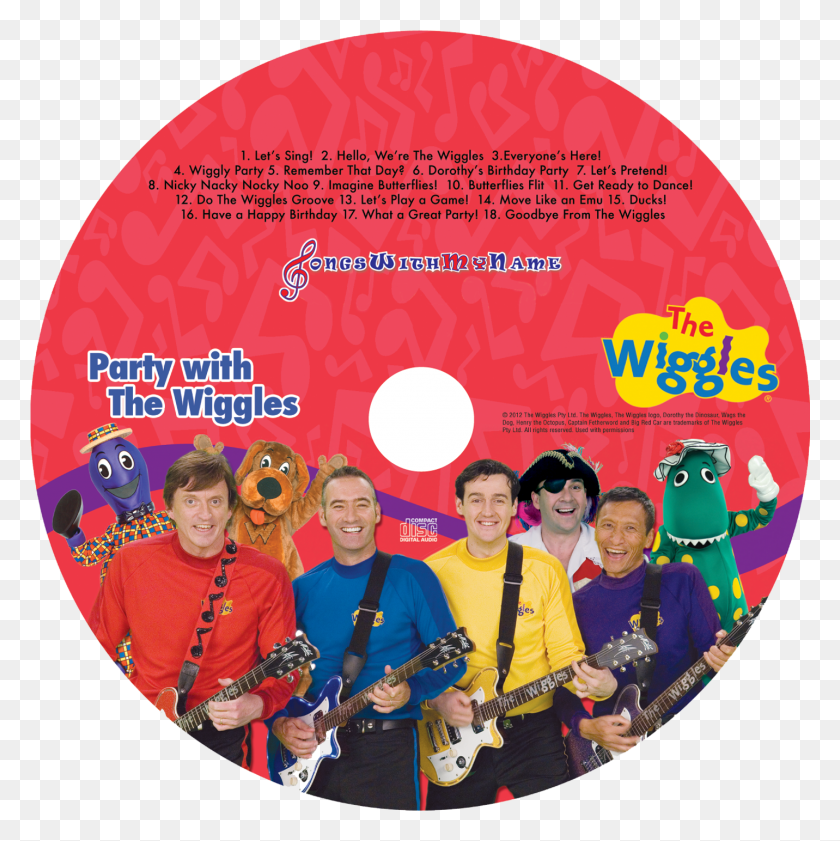 1432x1434 Wiggles Party With The Wiggles Cd, Person, Human, Disk HD PNG Download