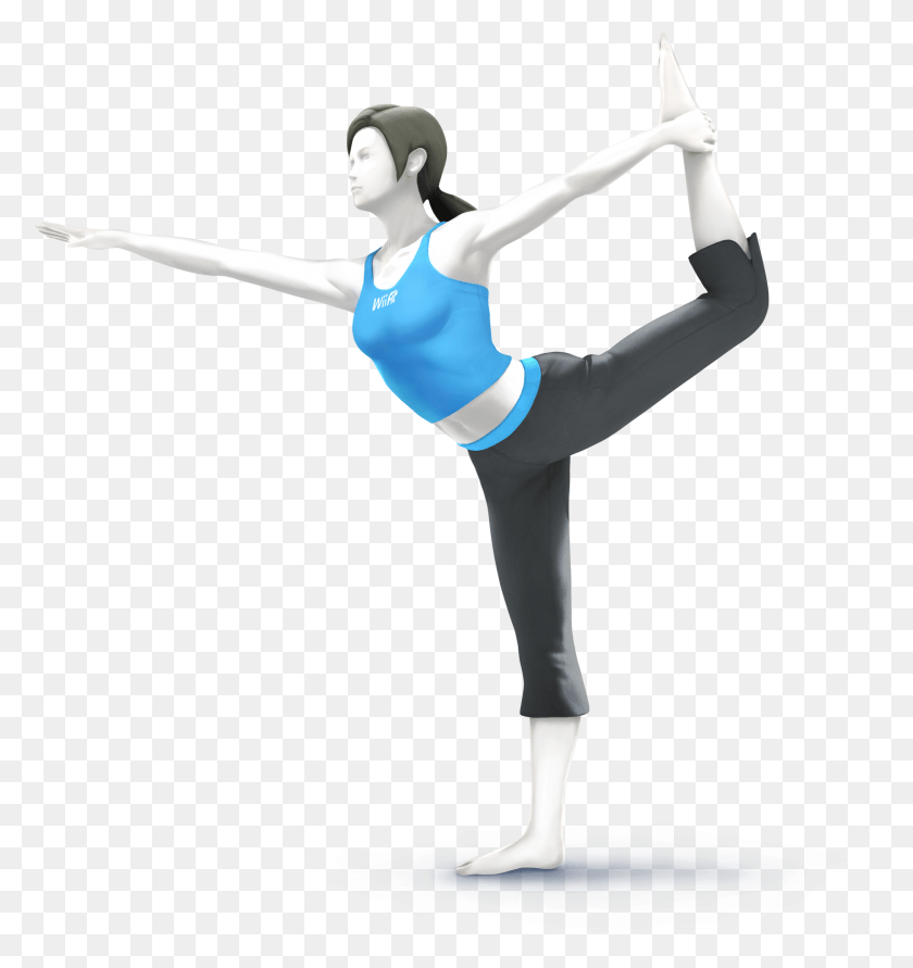 2000x2132 Wii Fit Trainer Artwork Super Smash Bros Wii Fit, Person, Human, Dance HD PNG Download