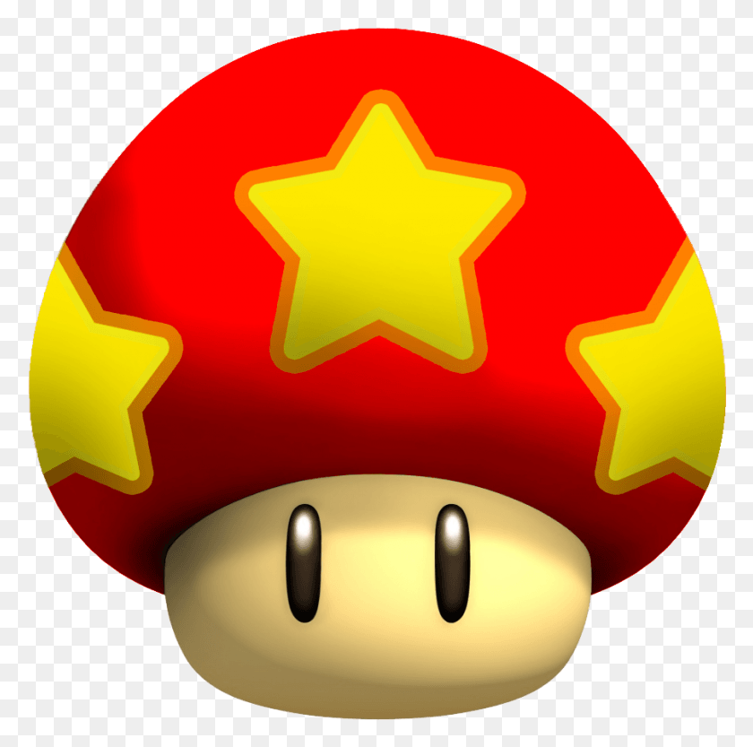 900x892 Wii Newer Super Mario Bros Super Mario 1 Up Mushroom, Star Symbol, Symbol HD PNG Download