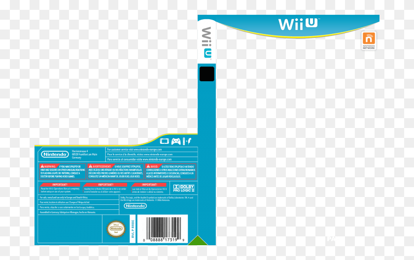 700x468 Descargar Png / Wii U Box Art Template, Etiqueta, Texto, Monitor Hd Png