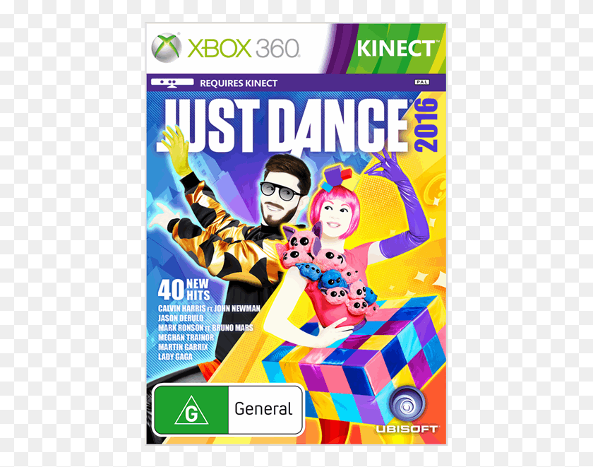 431x601 Wii U Just Dance 2016, Плакат, Реклама, Журнал Hd Png Скачать