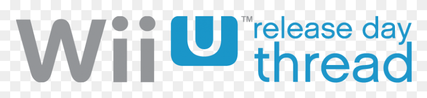803x137 Тема Дня Выхода Wii U Nintendo Wii U, Логотип, Символ, Товарный Знак Hd Png Скачать
