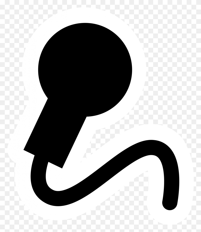 1589x1857 Wikimedia Commons Microphone Svg Sign, Alphabet, Text, Symbol HD PNG Download