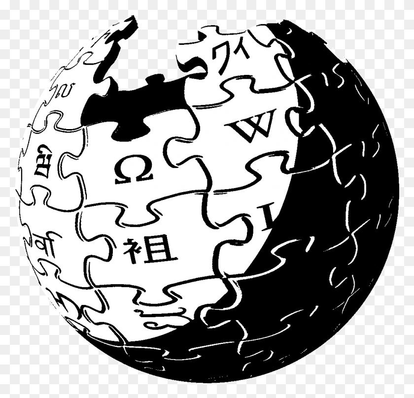 1035x993 Wikipedia Logo Black And White Wikipedia Logo Transparent Background, Astronomy, Outer Space, Space HD PNG Download