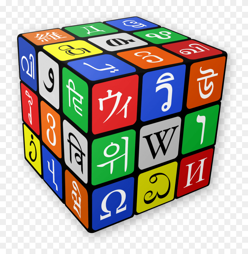 1172x1200 Wikipedia Rubiks Cube Toy Block, Rubix Cube, Text, Word HD PNG Download