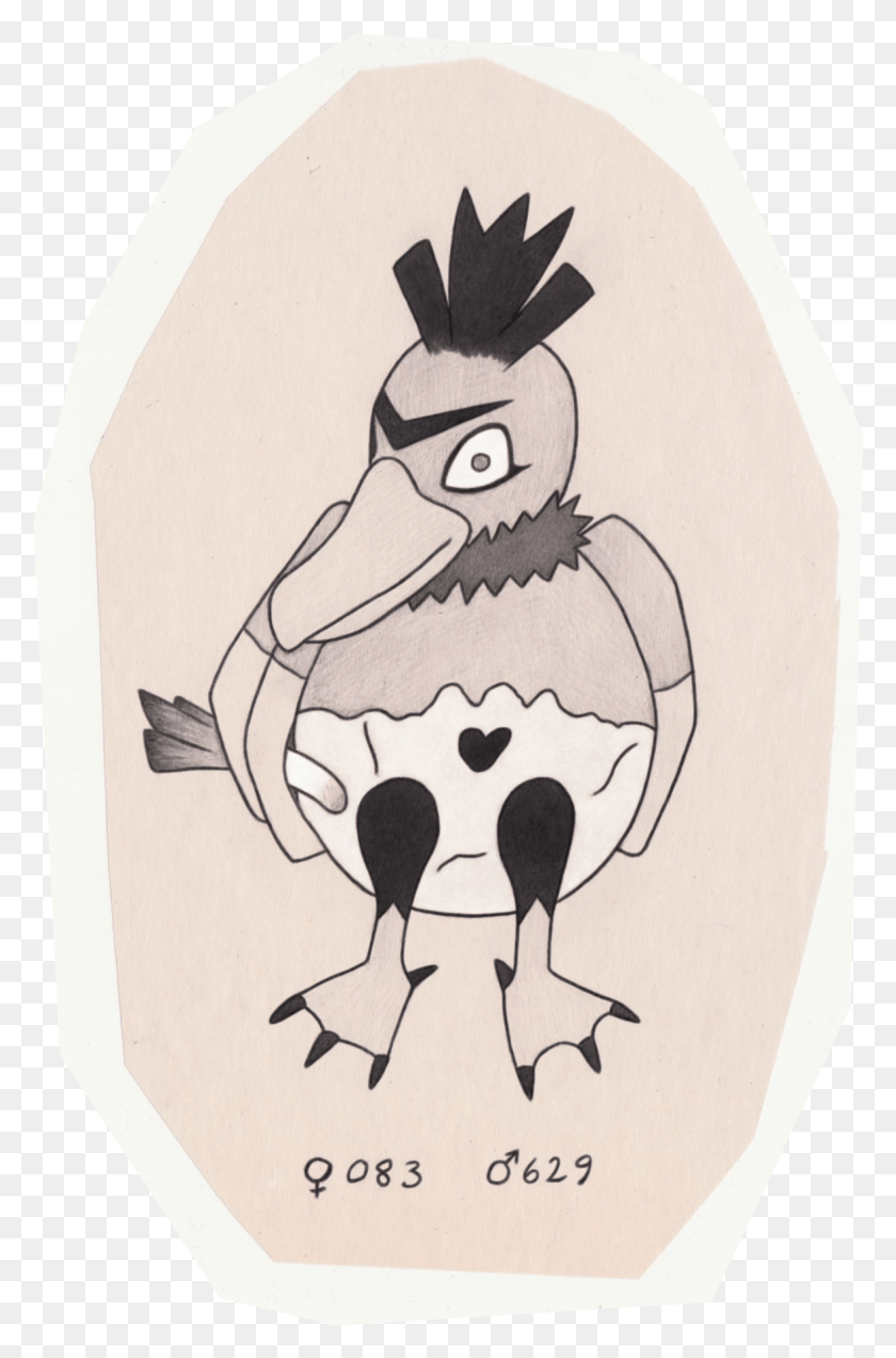 1176x1828 Pato Salvaje Pokemon De Dibujos Animados, Pájaro, Animal, Pelican Hd Png