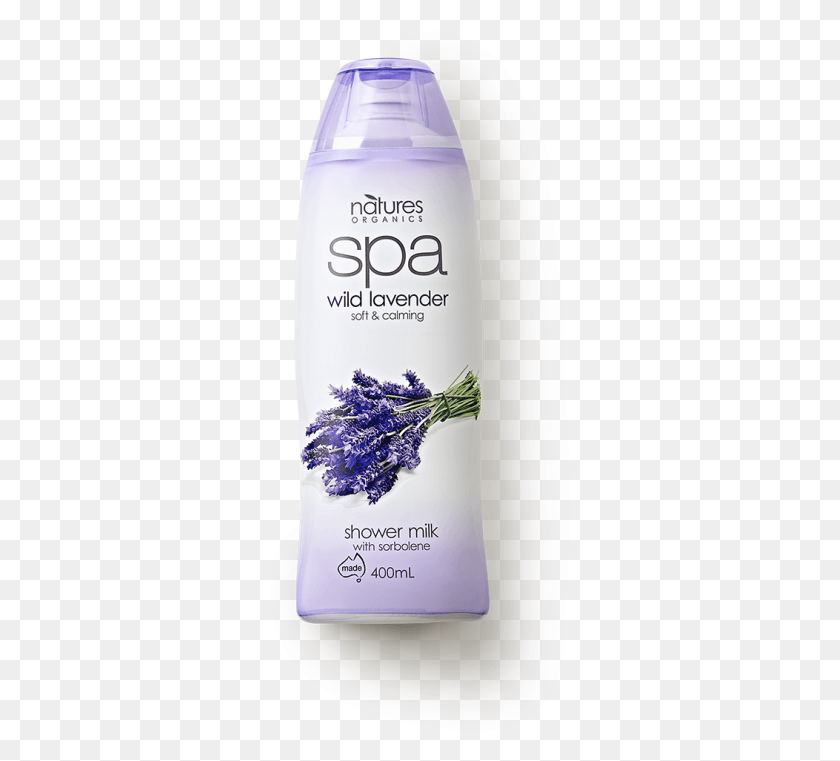 301x701 Wild Lavender Shower Milk Natures Organics, Bottle, Plant, Shampoo HD PNG Download