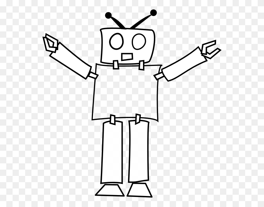 570x599 Wild Robot Coloring Pages, Cross, Symbol HD PNG Download