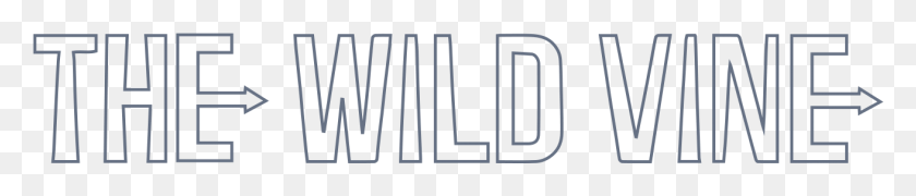 1312x202 Wild Vine Logo Outline Parallel, Text, Alphabet, Face HD PNG Download