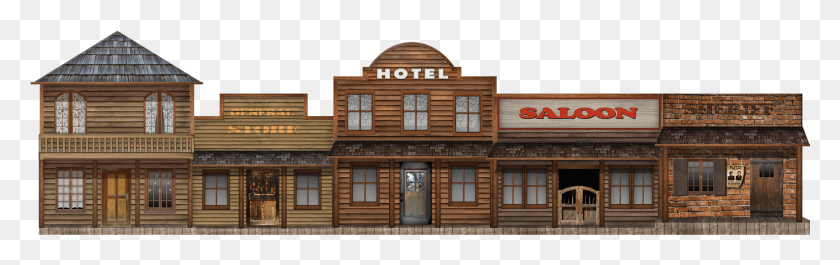 1584x417 Wild West Old West Town Clipart, Housing, Building, Window HD PNG Download