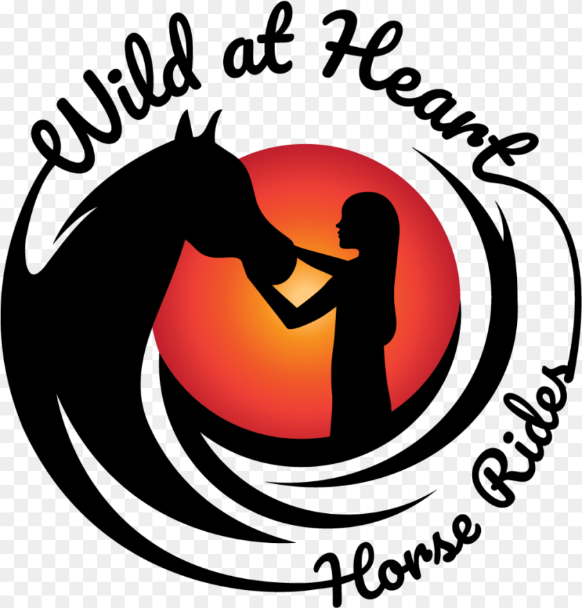 1001x1046 Wild Wild At Heart Horsebackriding Leavenworth Wa Logo, Adult, Female, Person, Woman PNG