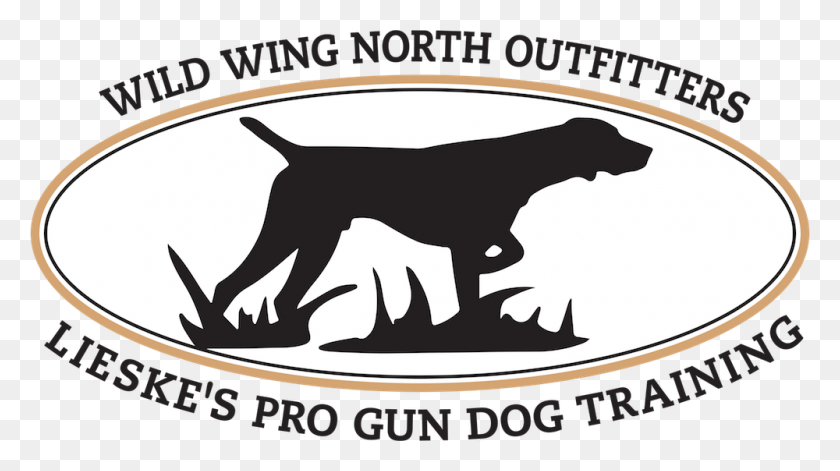 1000x527 Логотип Wild Wing Outfitters Охотничья Собака, Этикетка, Текст, Домашнее Животное Png Скачать