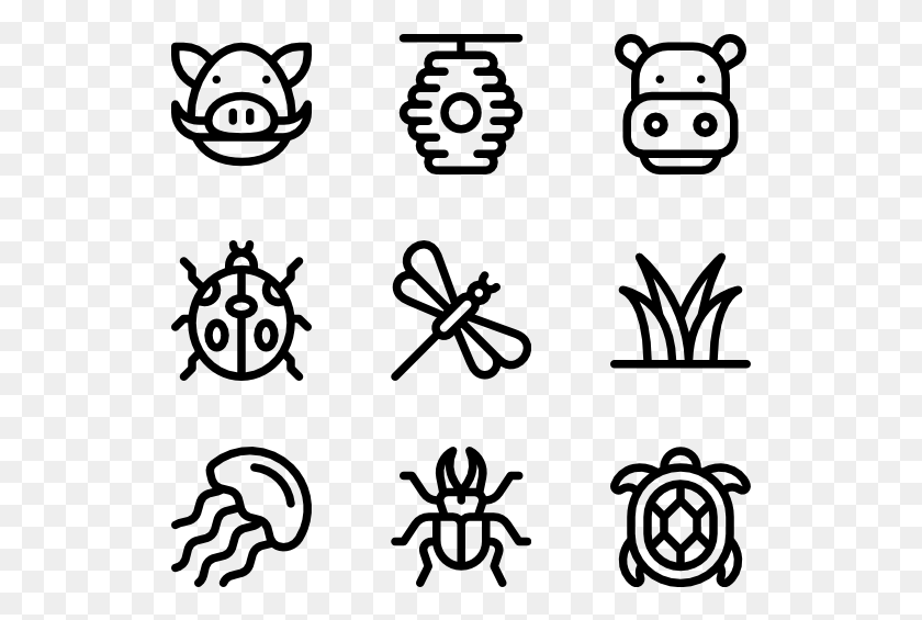 529x505 Wildlife Yoga Icons, Gray, World Of Warcraft HD PNG Download