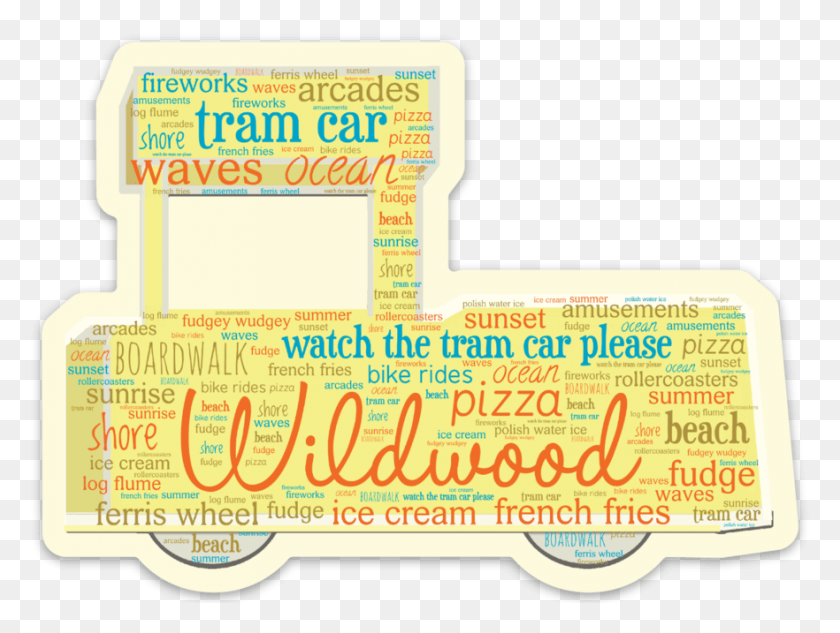 882x649 Wildwood Pizza Tour Каллиграфия, Текст, Слово, Этикетка Hd Png Скачать
