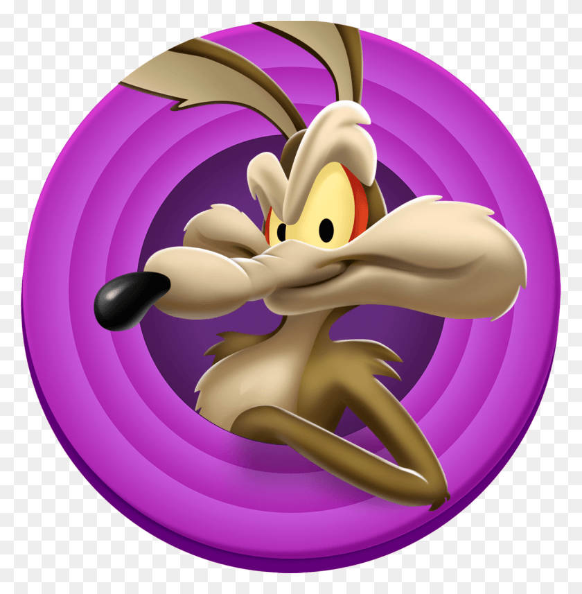1200x1227 Wile E Coyote Looney Tunes World Of Mayhem Wiki Cartoon Cartoon, Purple, Toy, Animal HD PNG Download