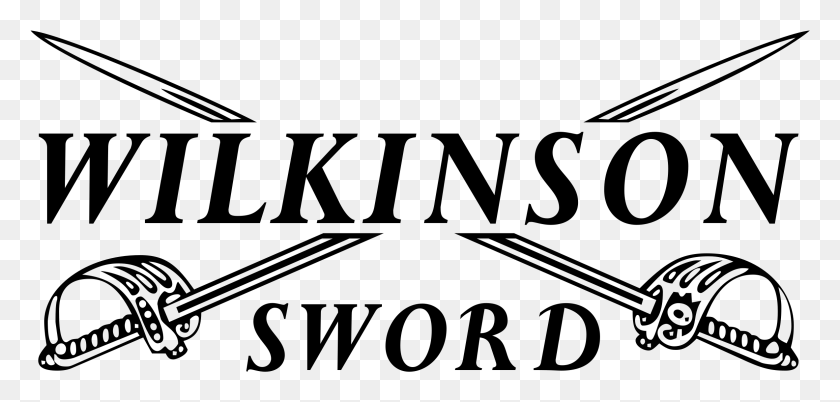 2367x1038 Wilkinson Sword Logo Transparent, Gray, World Of Warcraft HD PNG Download