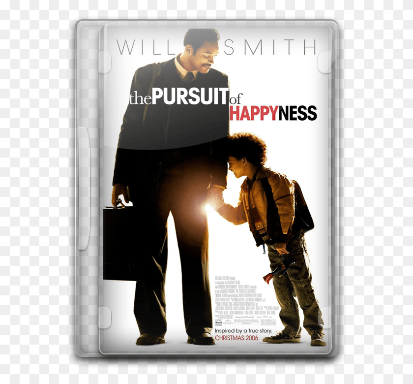 571x720 Will And Jaden Smith In A Story About A Struggling Pursuit Of Happyness, Person, Human, Poster HD PNG Download
