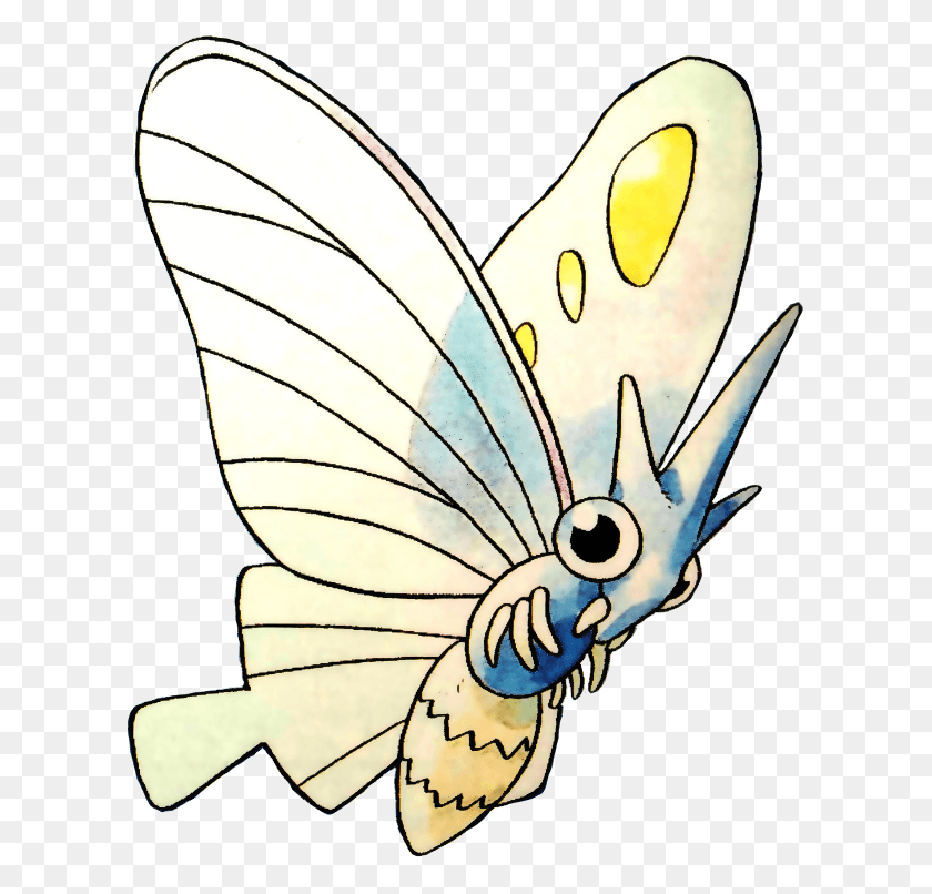 613x746 Will Gen 8 Finally Fix Psyduck And Golduck Venomoth Official Art, Insect, Invertebrate, Animal HD PNG Download