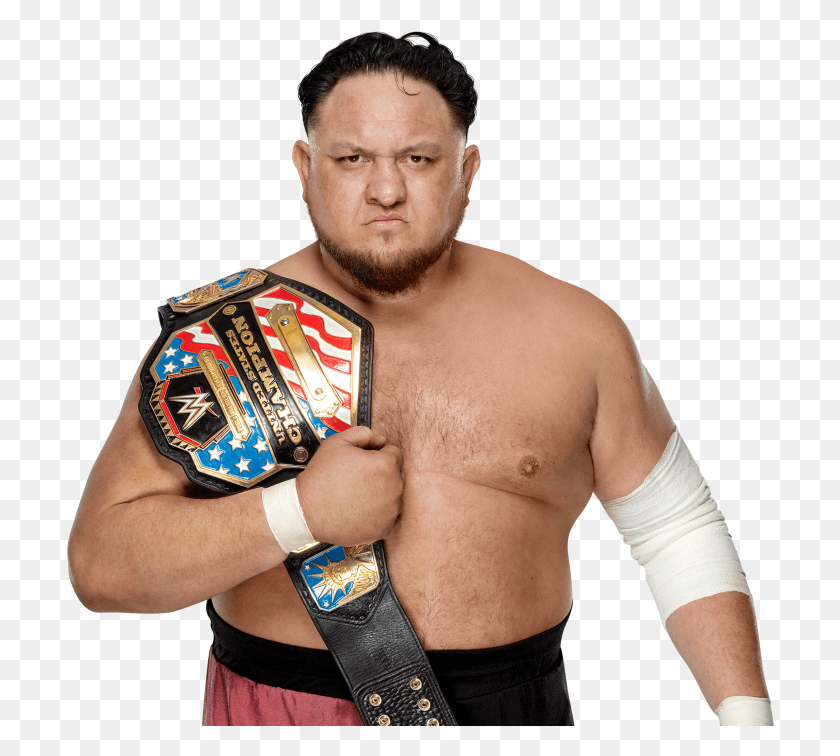 709x696 Will Samoa Joe Move With The United States Championship Rey Mysterio Vs Samoa Joe, Person, Human, Sport HD PNG Download