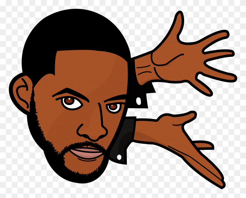 3348x2640 Will Smith Cartoon, Face, Hand, Crowd HD PNG Download