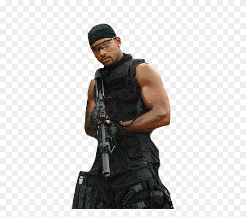361x685 Will Smith Clipart Background Will Smith Bad Boys, Person, Human, Military HD PNG Download