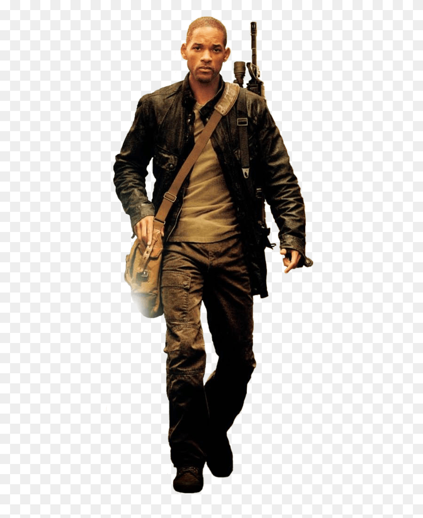 430x967 Will Smith Robert Neville I Am Legend, Clothing, Apparel, Person HD PNG Download