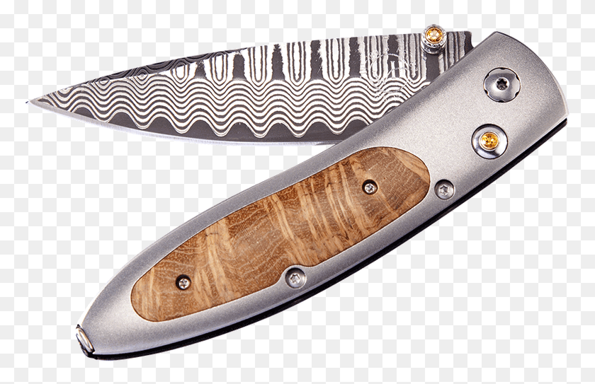 772x483 William Henry Monarch Teakwood Pocket Knife Utility Knife, Blade, Weapon, Weaponry HD PNG Download