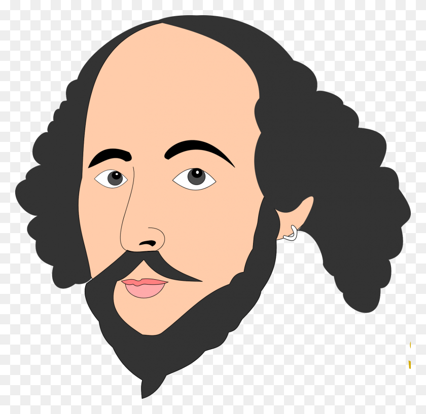 1600x1553 William Shakespeare Dibujo Illustration, Face, Person, Human HD PNG Download
