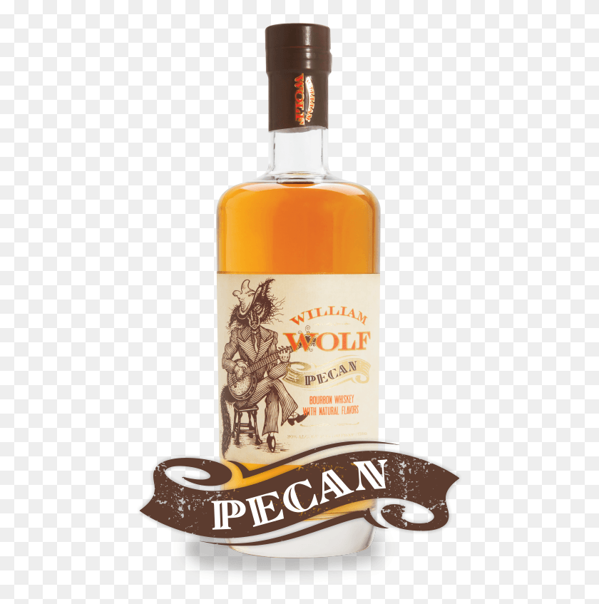 459x787 William Wolf Pecan Bourbon, Licor, Alcohol, Bebidas Hd Png