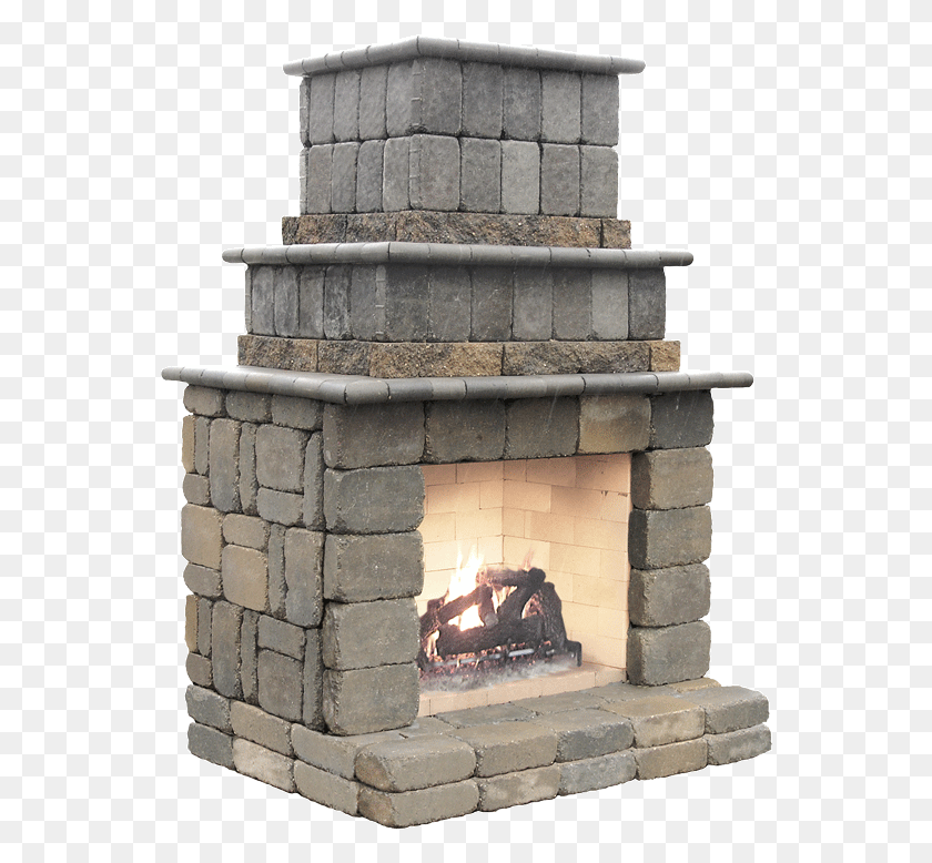 552x718 Willow Creek Outdoor Fireplace Kit Outdoor Fireplace Kits, Indoors, Hearth, Person HD PNG Download