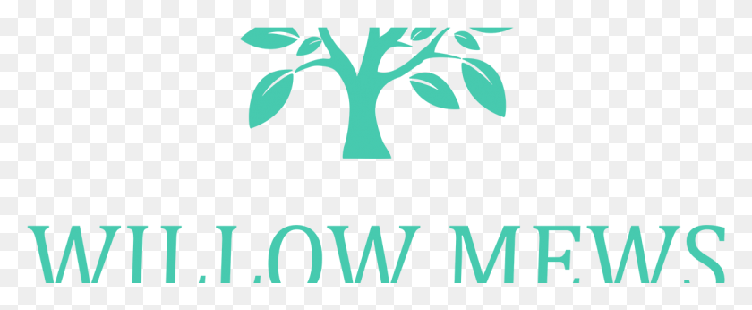 1174x431 Willow Mews Logo, Text, Alphabet, Plant HD PNG Download