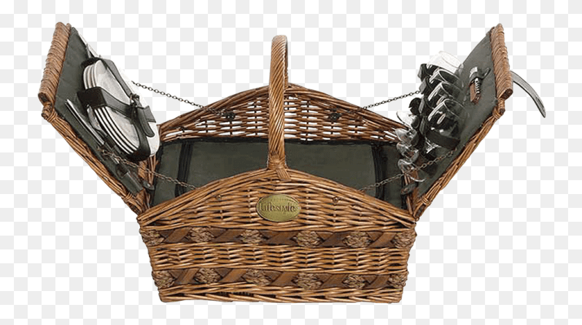 736x409 Willow Picnic Hamper Lifestyle Willow 4 Person Hamper, Basket, Shopping Basket HD PNG Download