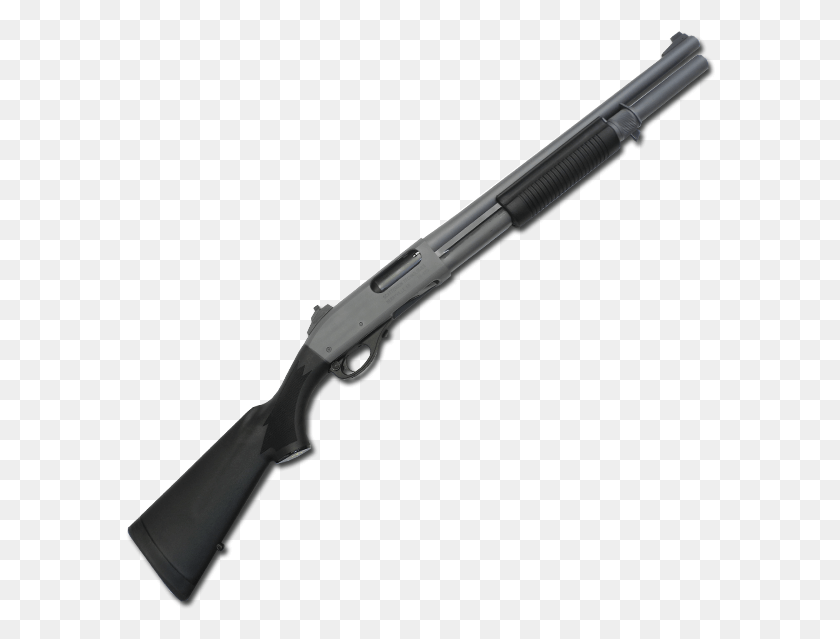 590x579 Wilson Combatscattergun Tech Border Patrol Grey 12ga Escopetas Remington, Shotgun, Gun, Weapon HD PNG Download