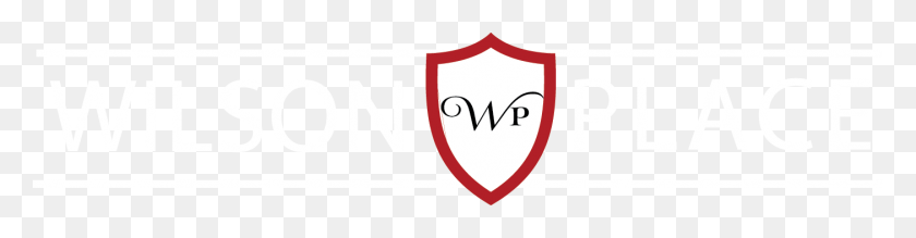 1403x287 Wilson Place White Emblem, Shield, Armor HD PNG Download