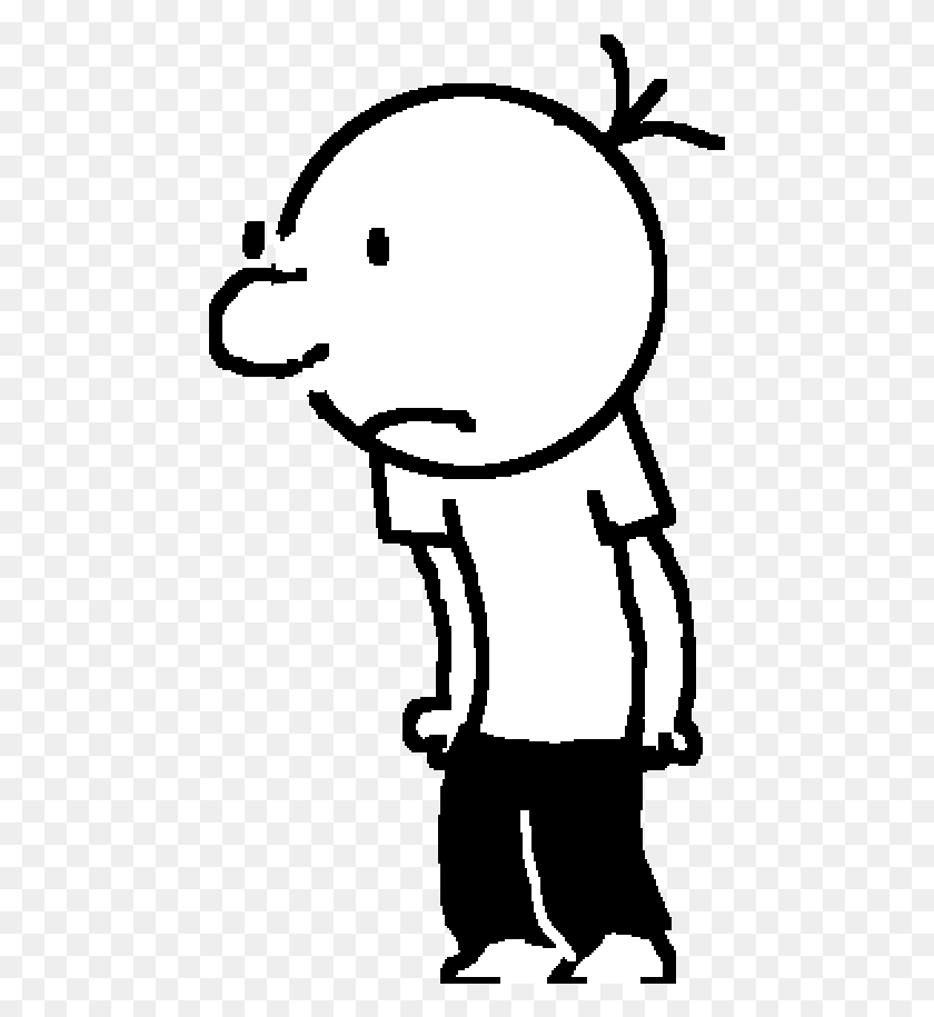 465x855 Wimpy Kid O Greg Heffley De Dibujos Animados, Stencil, Texto Hd Png