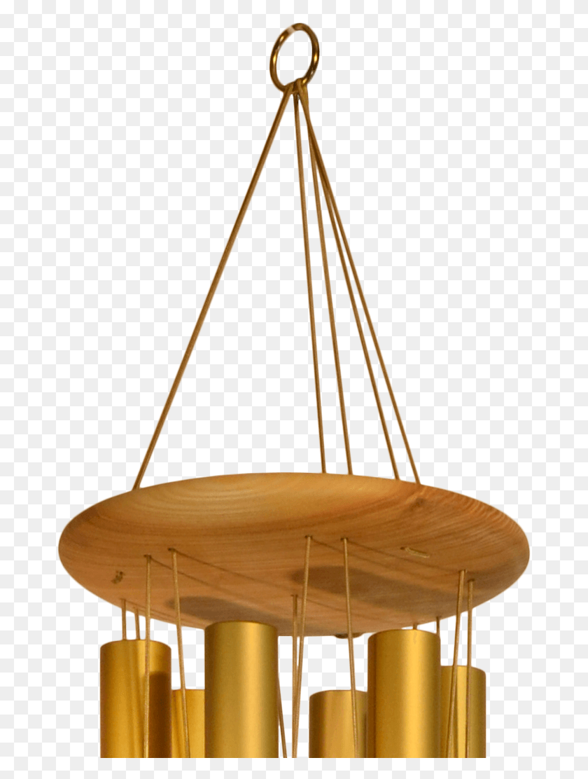 677x1052 Wind Chimes Jupiter Brass, Lamp, Bow, Wood HD PNG Download