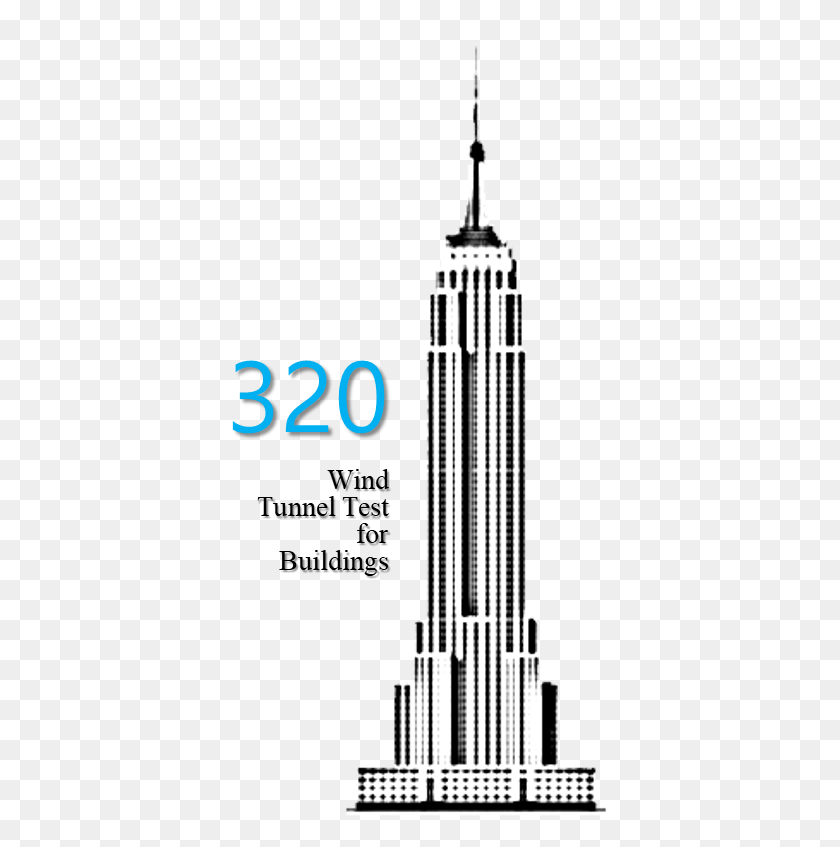 377x787 Wind Tunnel Test For Buildings Orig 1 Orig Skyscraper, Clock, Digital Clock, Number HD PNG Download