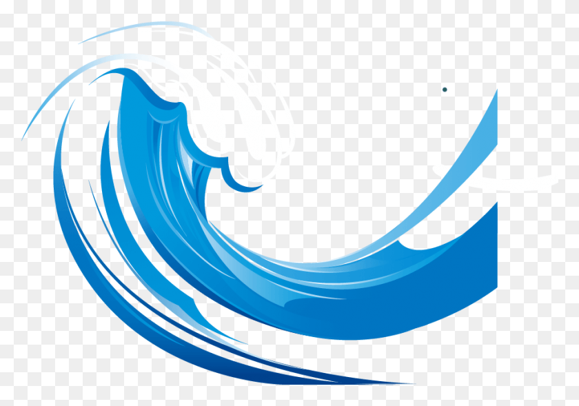 912x619 Wind Wave Euclidean Vector Clip Art Wind Wave, Sea, Outdoors, Water HD PNG Download