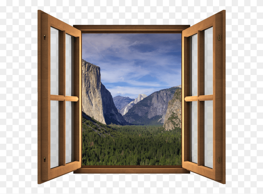 604x561 Window, Picture Window HD PNG Download