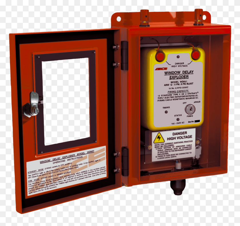 1250x1172 Window Delay Shot Exploder Electronics, Electrical Device, Machine, Fire Truck HD PNG Download