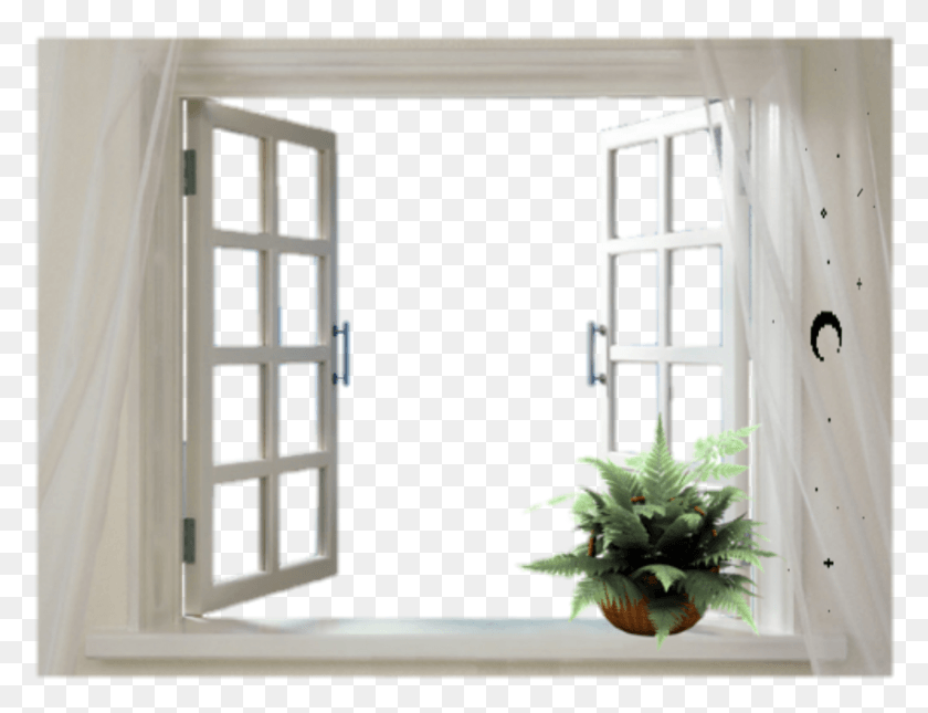 849x637 Window Tree Wood Halfmoon Psd Pencere, Picture Window, Plant, Flower HD PNG Download