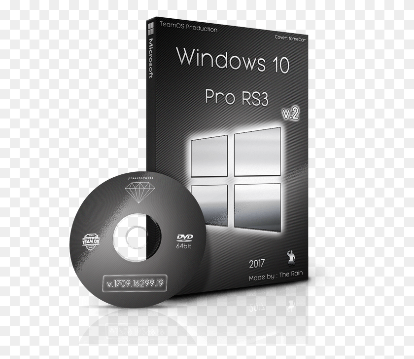 563x667 Descargar Png Windows 10 Pro Rs3 Dvd, Disco, Ratón, Hardware Hd Png