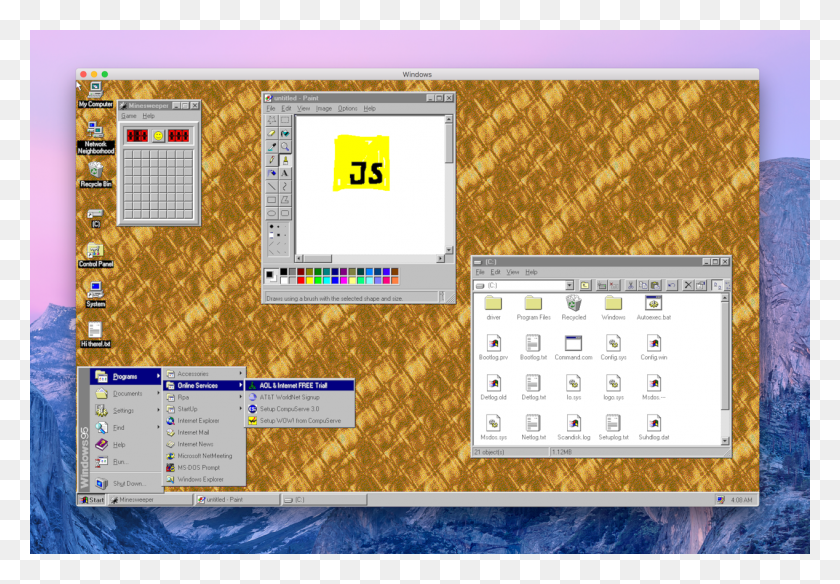 1268x853 Приложение Для Windows 95, Планшетный Компьютер, Компьютер, Электроника Hd Png Скачать