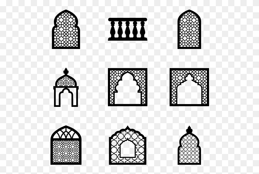 516x505 Windows And Balconies Illustration, Gray, World Of Warcraft HD PNG Download