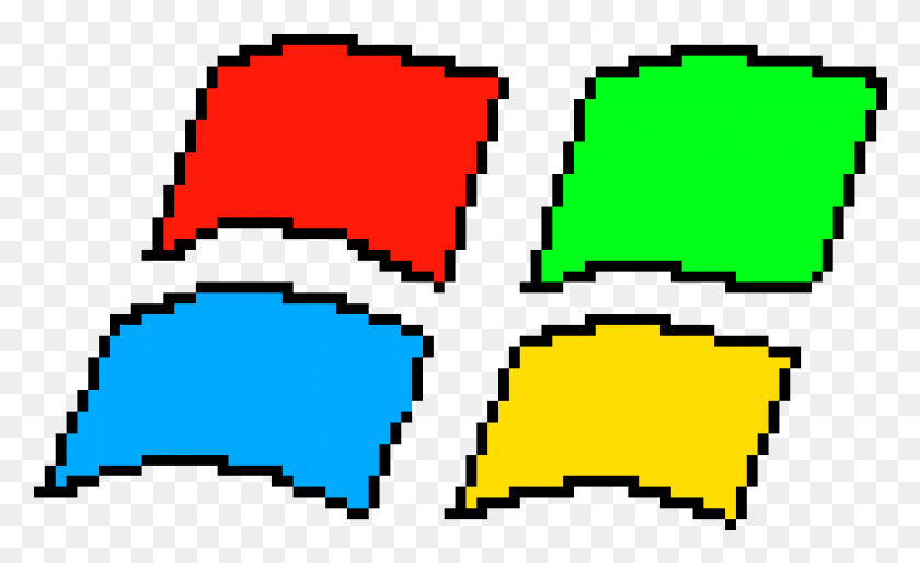 Windows Logo Windows Logo Pixel Art, Symbol, Pac Man HD PNG Download