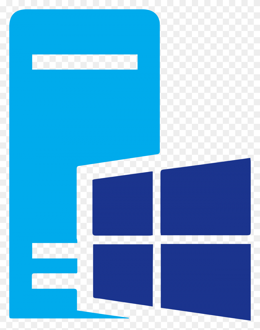 2400x3096 Логотип Windows Server 2 Прозрачный Значок Сервера Windows, Почтовый Ящик, Почтовый Ящик, Текст Hd Png Скачать