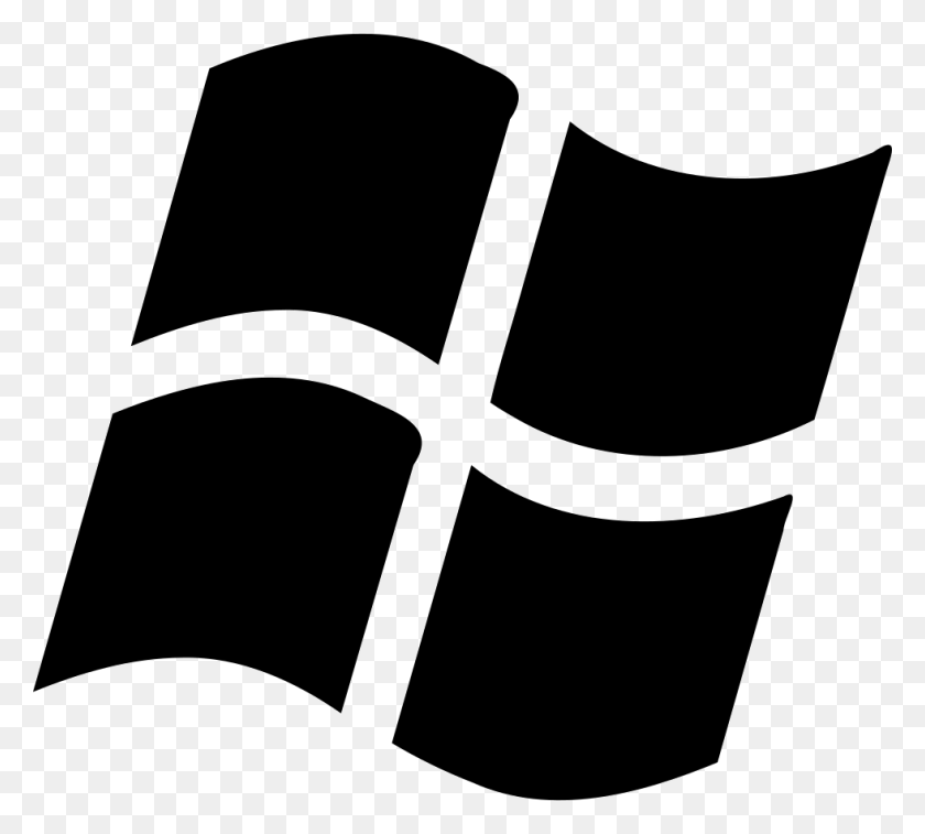 980x876 Windows Xp Комментарии Логотип Windows, Трафарет, Символ, Лопата Png Скачать