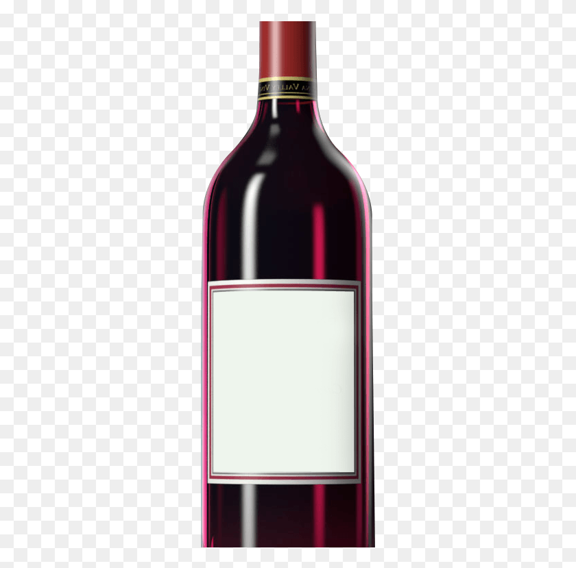 255x769 Wine Bottle Transparent Image Bottle, Wine, Alcohol, Beverage HD PNG Download