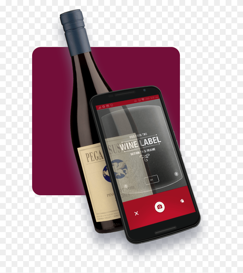 617x881 Wine Scanner Smartphone, Teléfono Móvil, Electrónica Hd Png